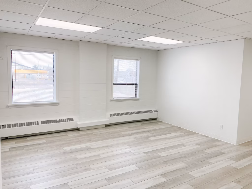 Empty commercial office