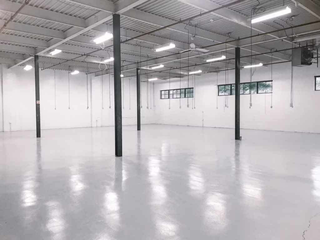 Empty, bright