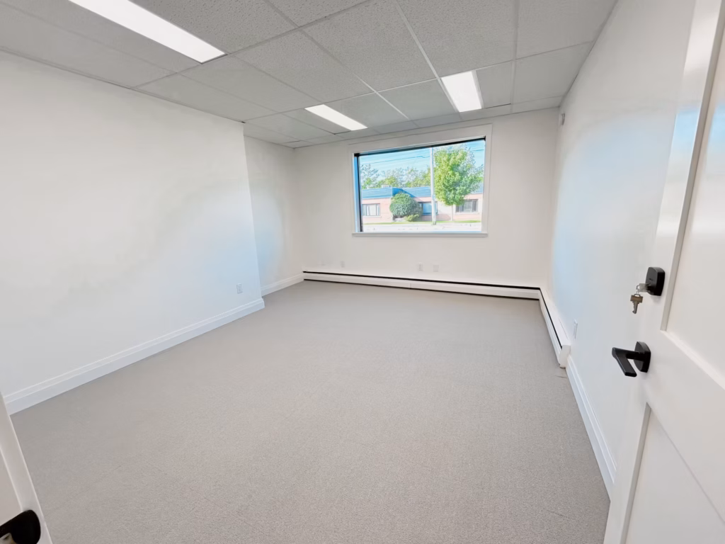 Empty office room with