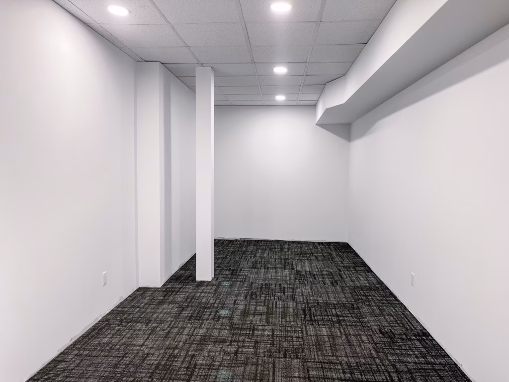Empty white room
