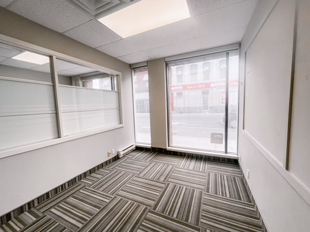 Empty office space with