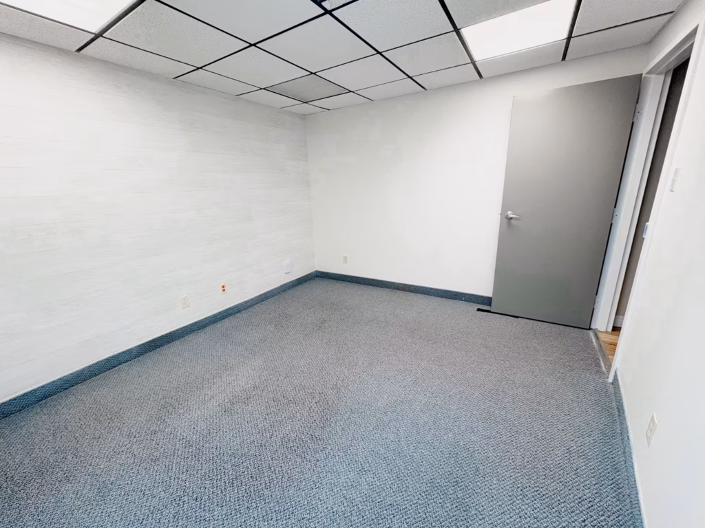 Empty office room with