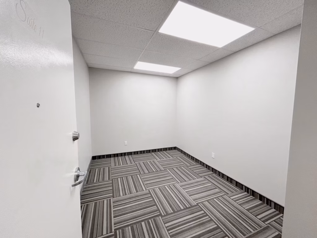 Empty office room with