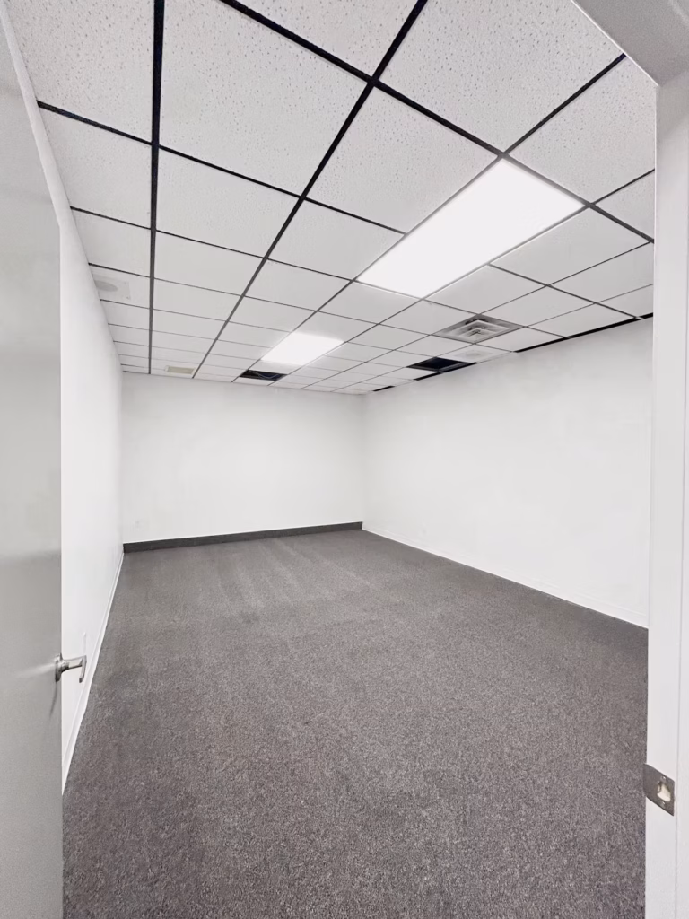 Empty office room with