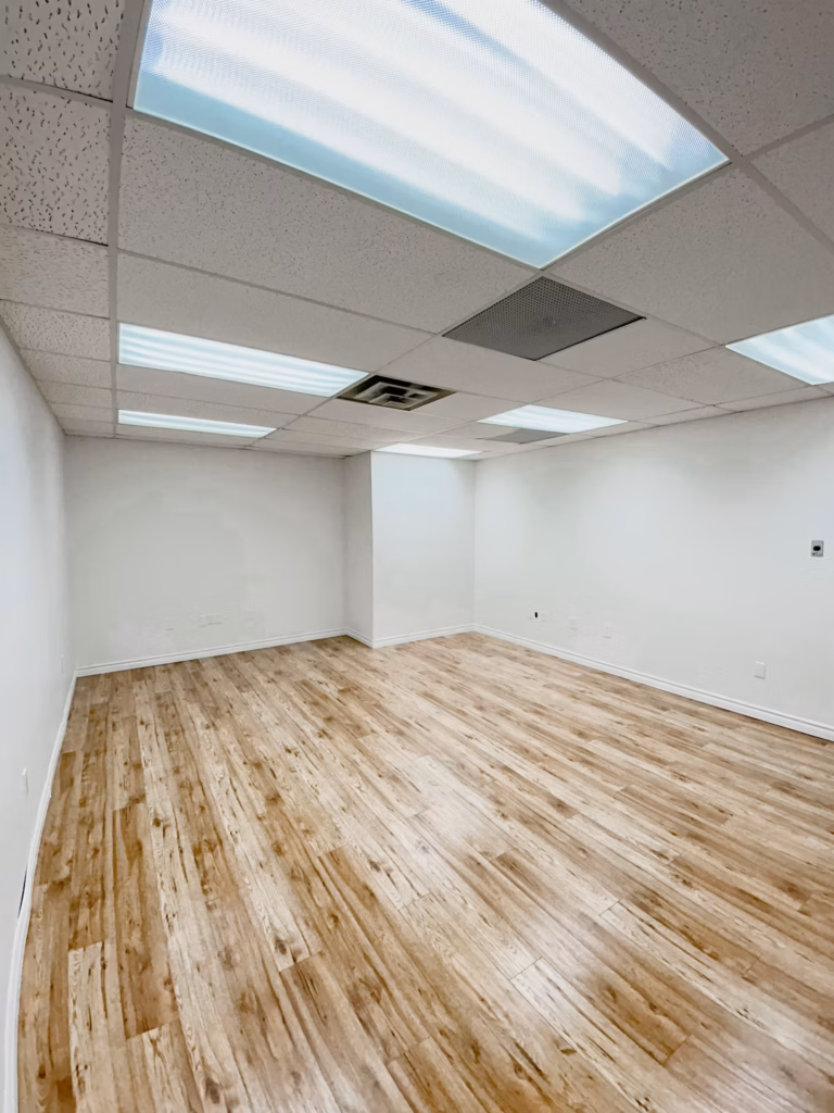 Empty office room with