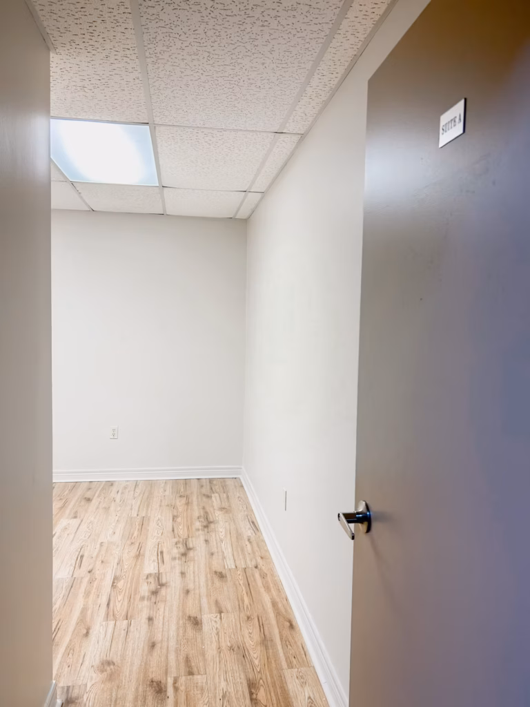 Empty office suite with