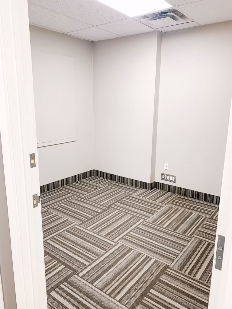 Empty office room with