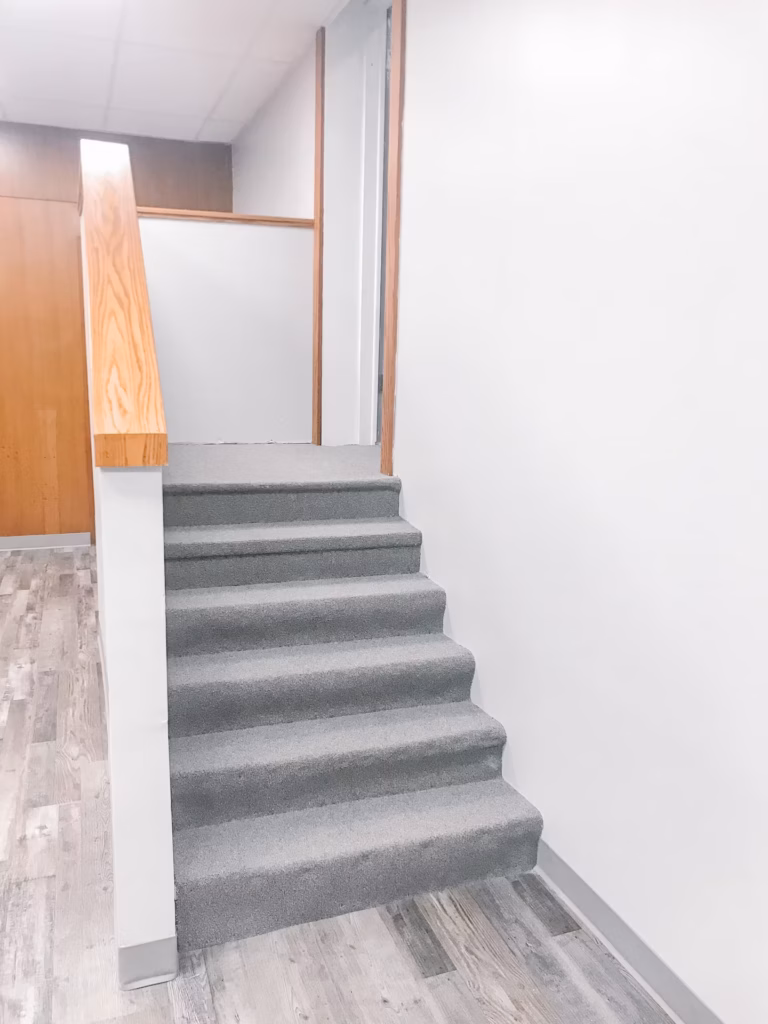 Modern office stairs with