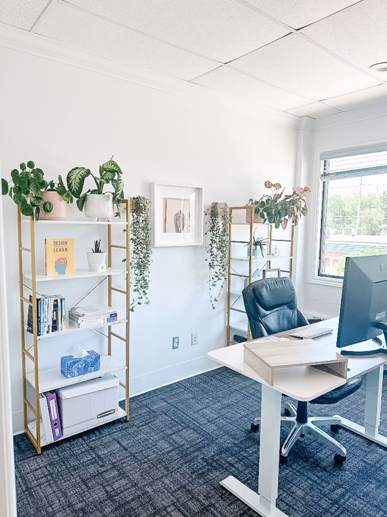 Modern office with white