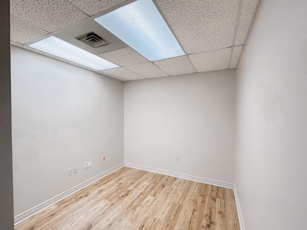 Empty office room with