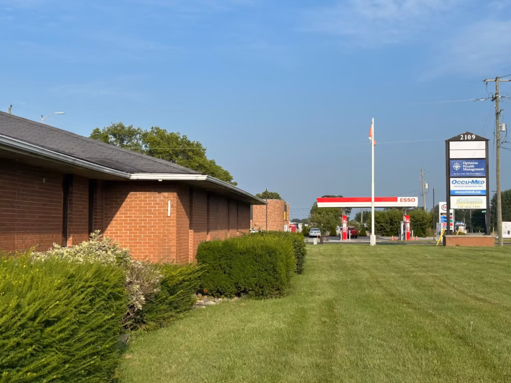 Brick building,