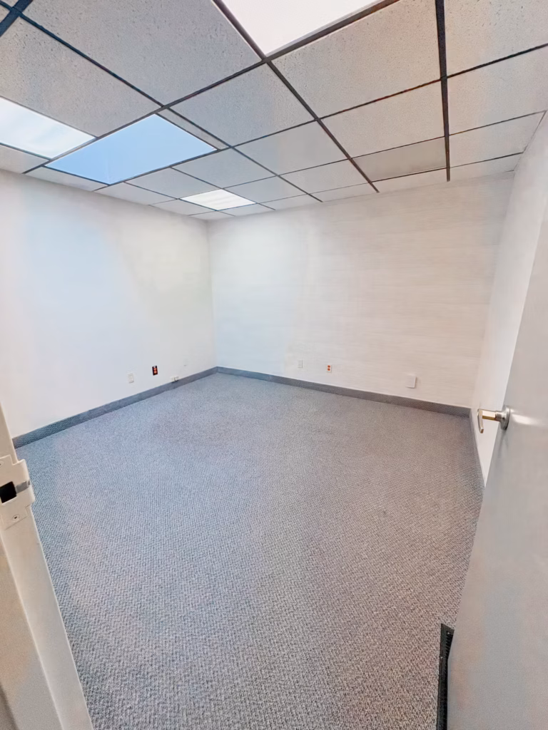 Empty office room with
