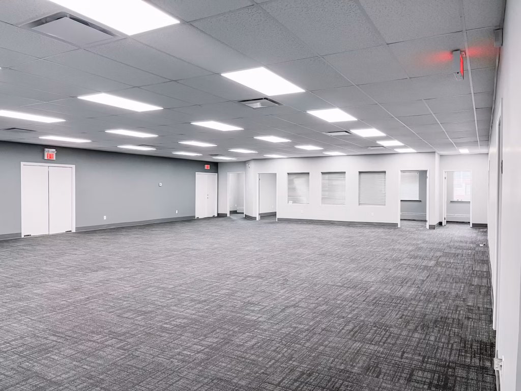 Empty, modern office