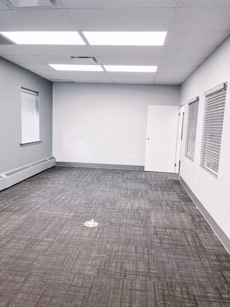 Empty, modern office