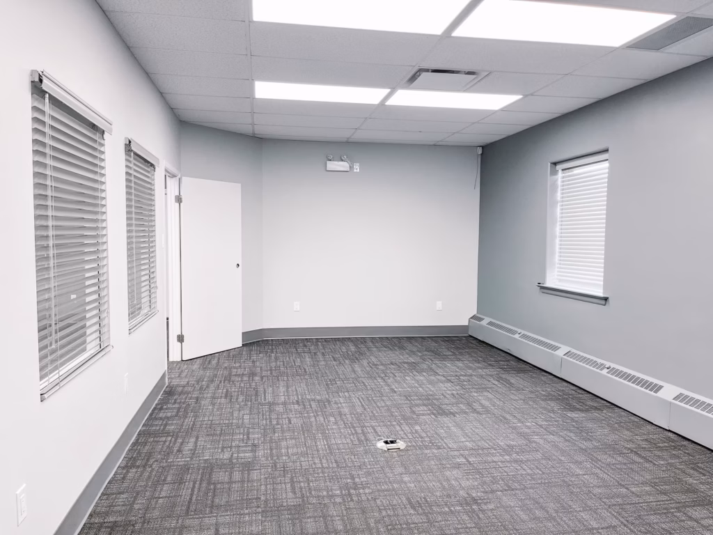 Empty, modern office