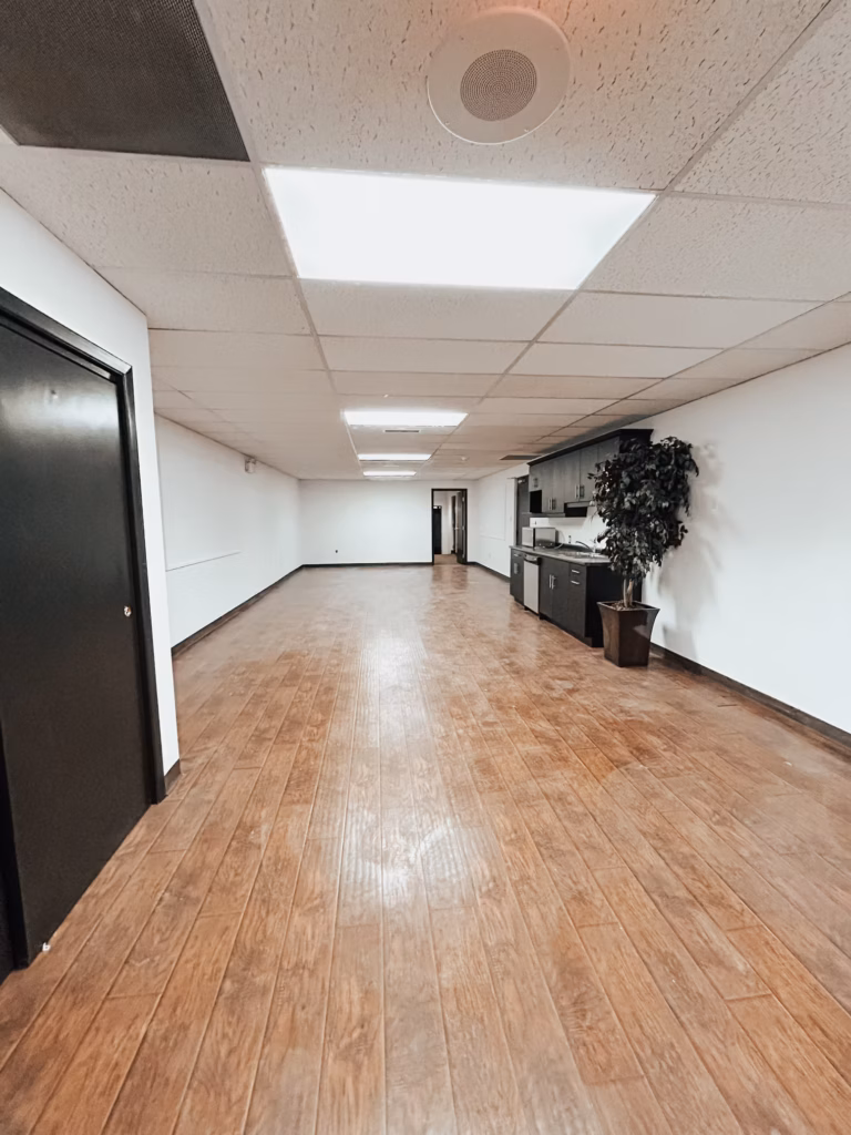 Empty office space with