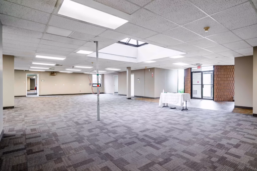 Empty office with