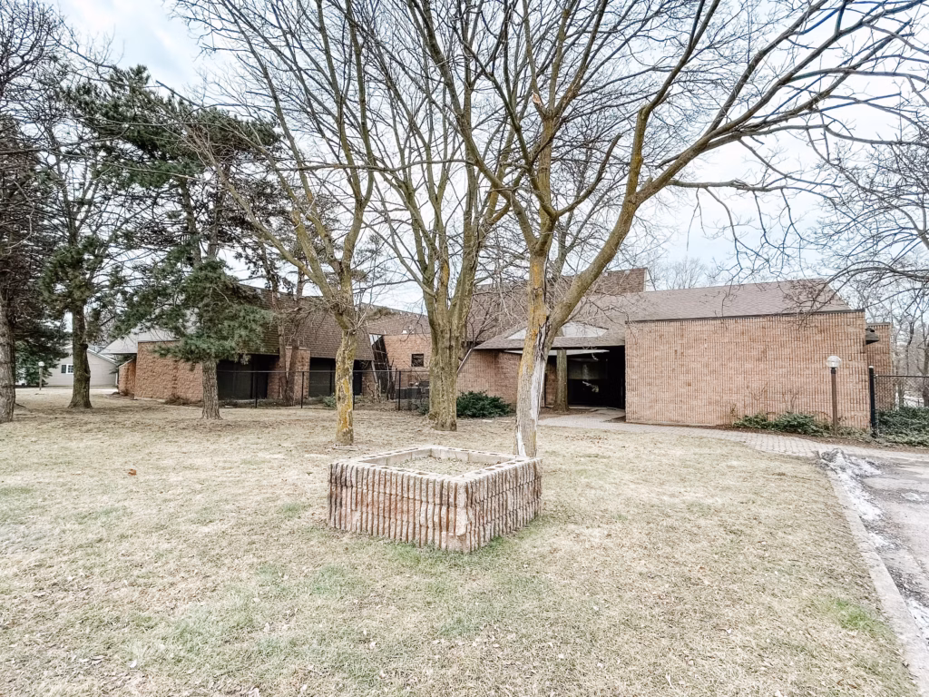 Brown brick building