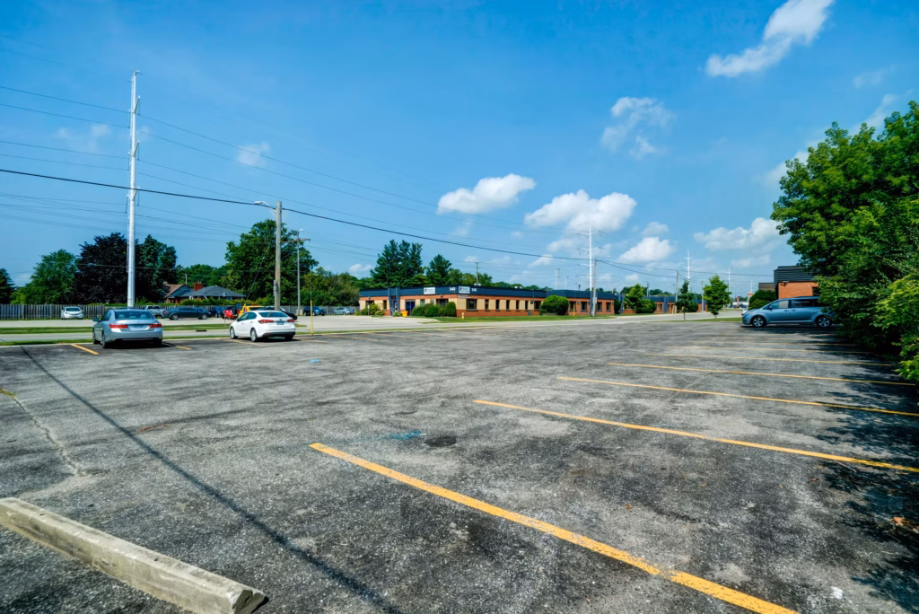 Large asphalt