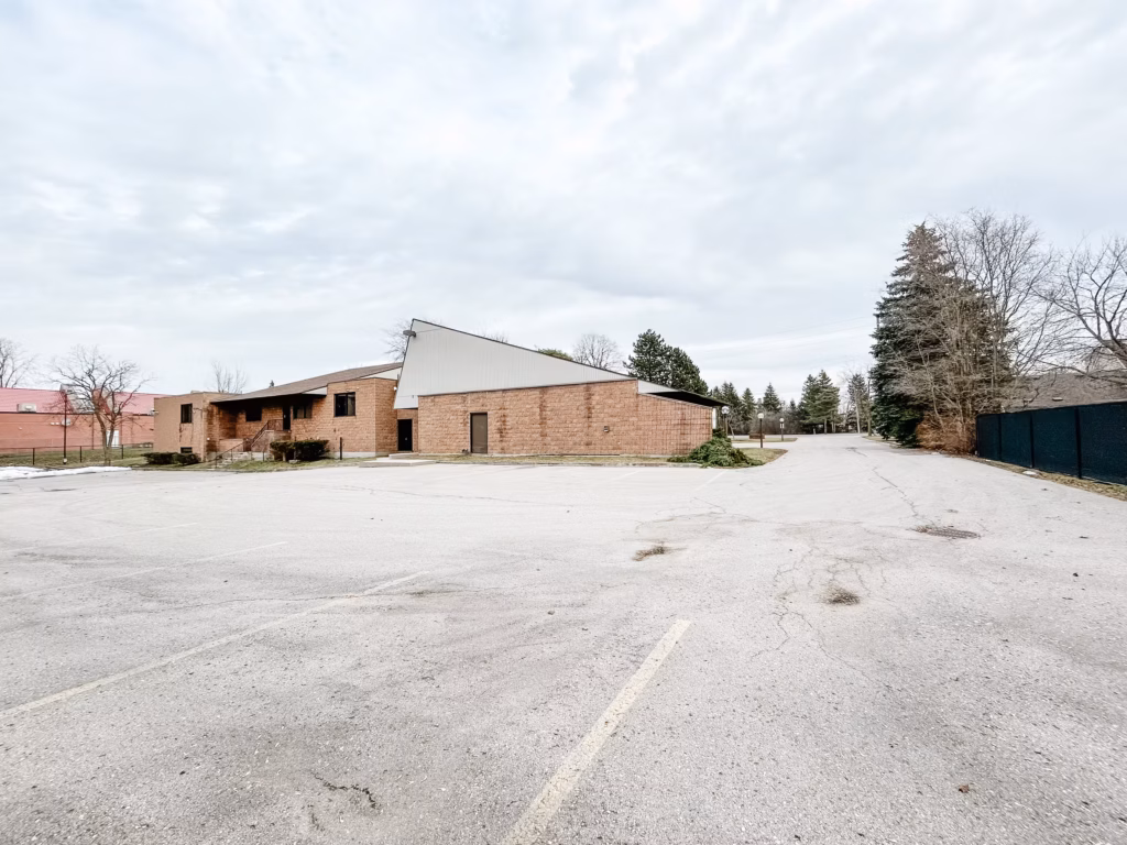 Empty parking lot