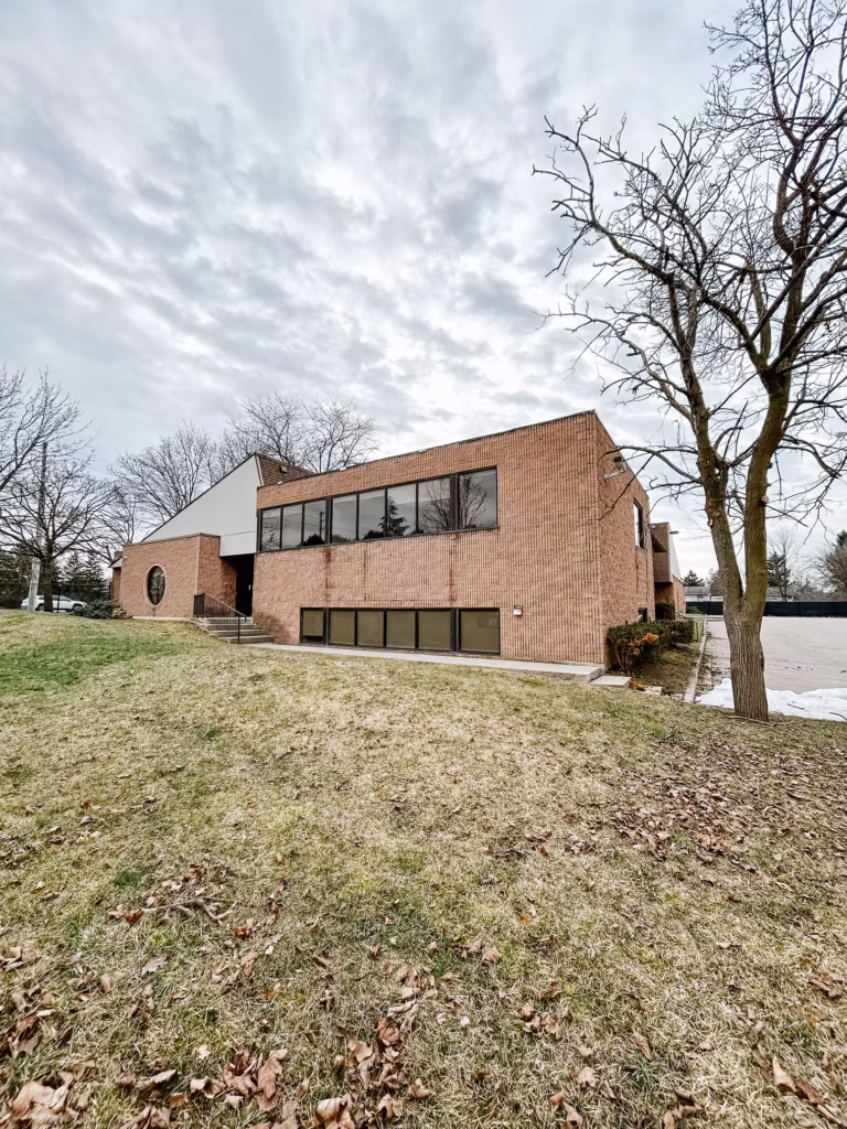 Brick building