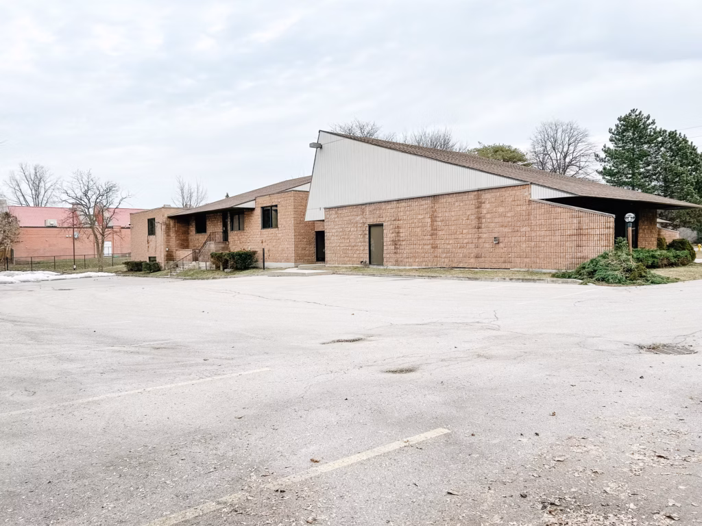 Empty parking lot