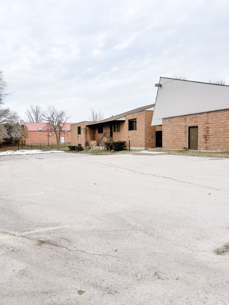 Empty parking lot