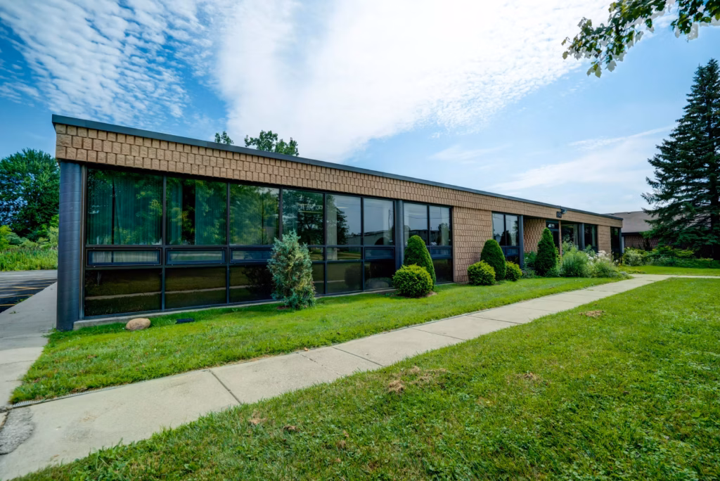 Modern office building